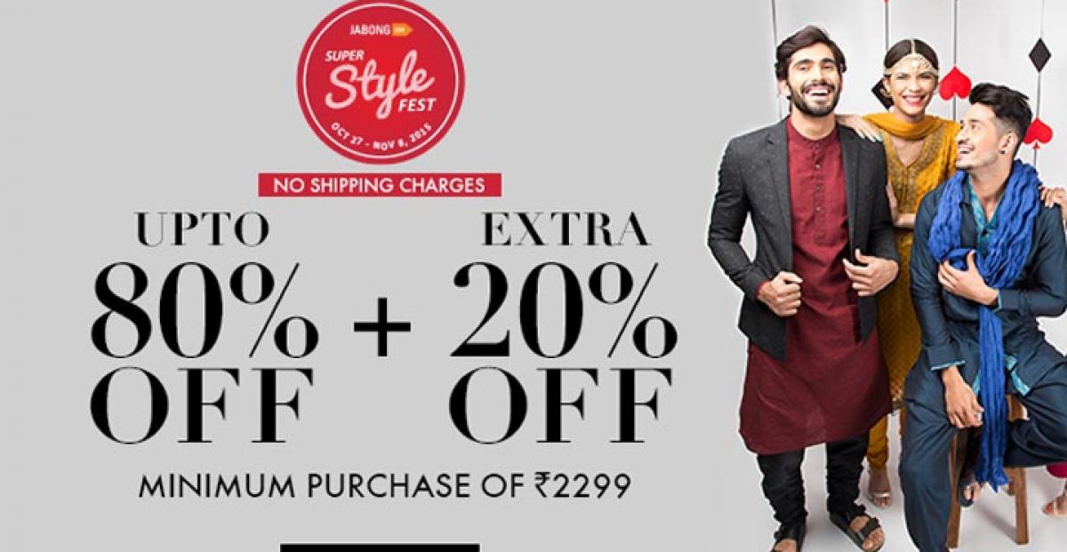 Jabong Super Style Fest registers 200% growth  in its first week of Diwali campaign